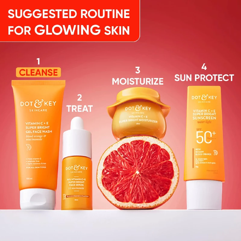 DOT & KEY Vitamin C + E Super Bright Gel Face Wash For Glowing And Brightening Skin - Image 6