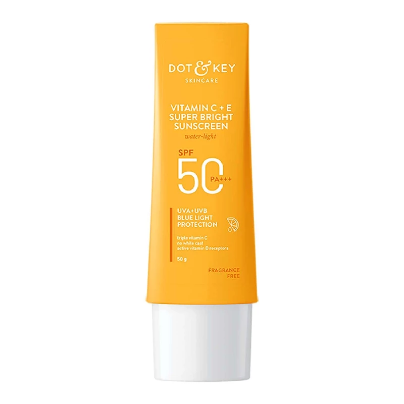 DOT & KEY Vitamin C + E Super Bright Sunscreen Spf 50 DOT & KEY Vitamin C + E Super Bright Sunscreen Spf 50-Pack Size-50 g