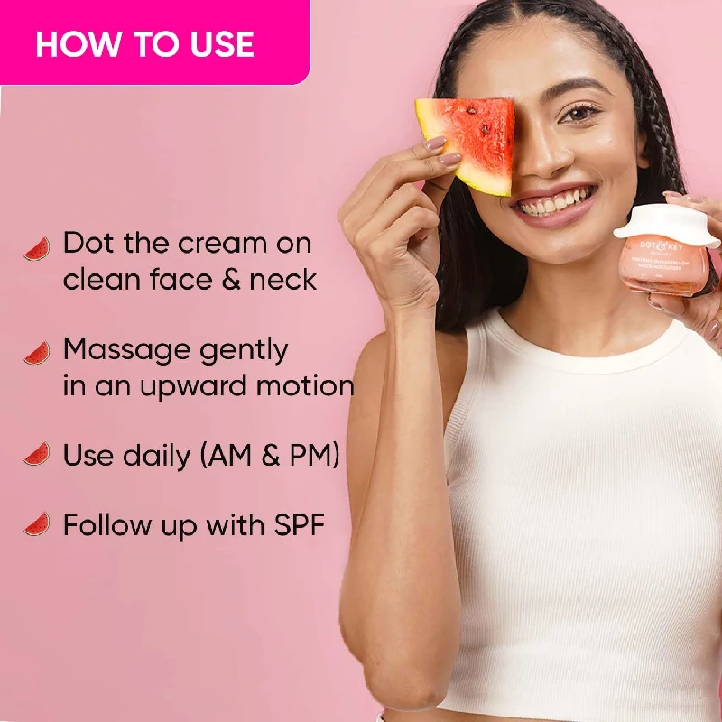DOT & KEY Watermelon Superglow Matte Oil Free Moisturizer For Face With Watermelon Extracts - Image 4