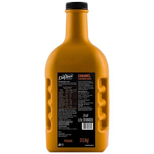 DaVinci Gourmet Caramel Flavoured Sauce - Made With Cane Sugar - Image 3