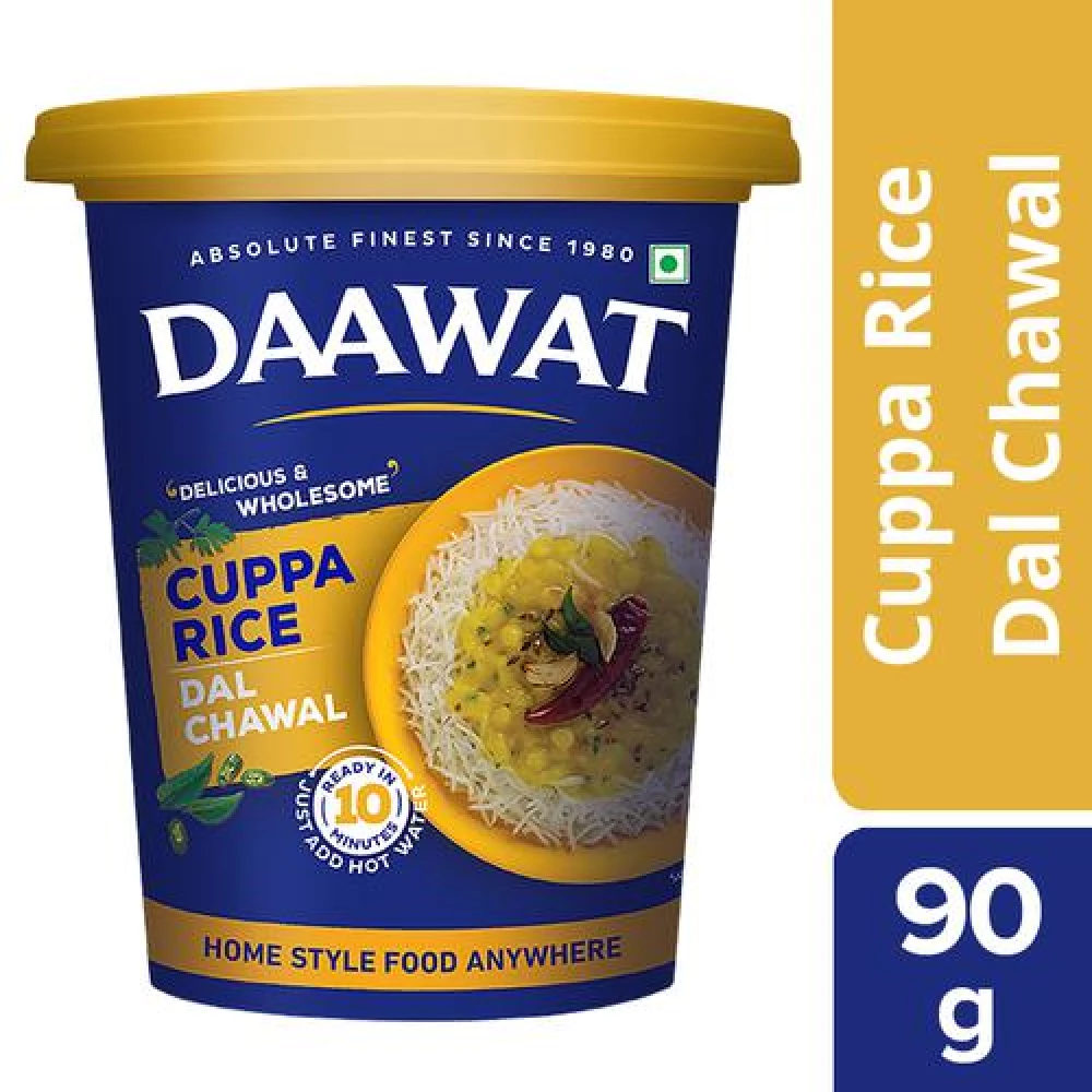 Daawat Cuppa Rice Dal Chawal - Ready In 10 Minutes Daawat Cuppa Rice Dal Chawal - Ready In 10 Minutes--90 g
