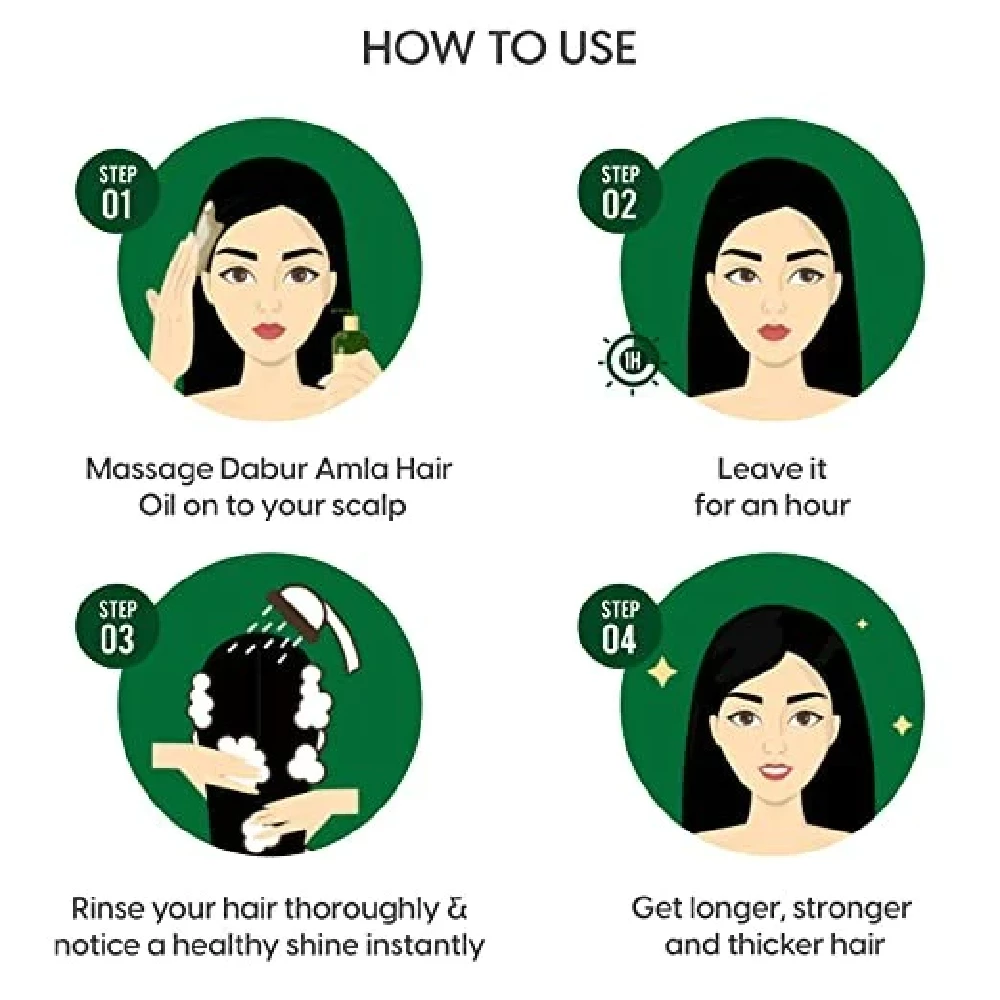 Dabur Amla Hair Oil - Image 3