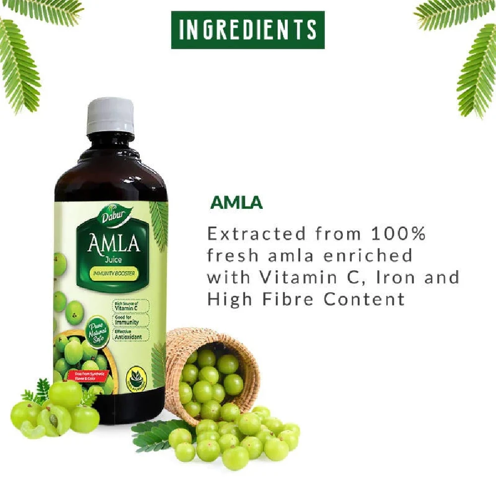 Dabur Amla Juice Immunity Booster - Image 3