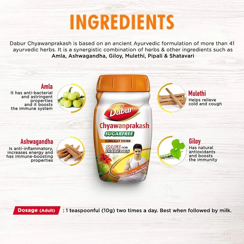 Dabur Chyawanprakash Sugar Free - Image 3