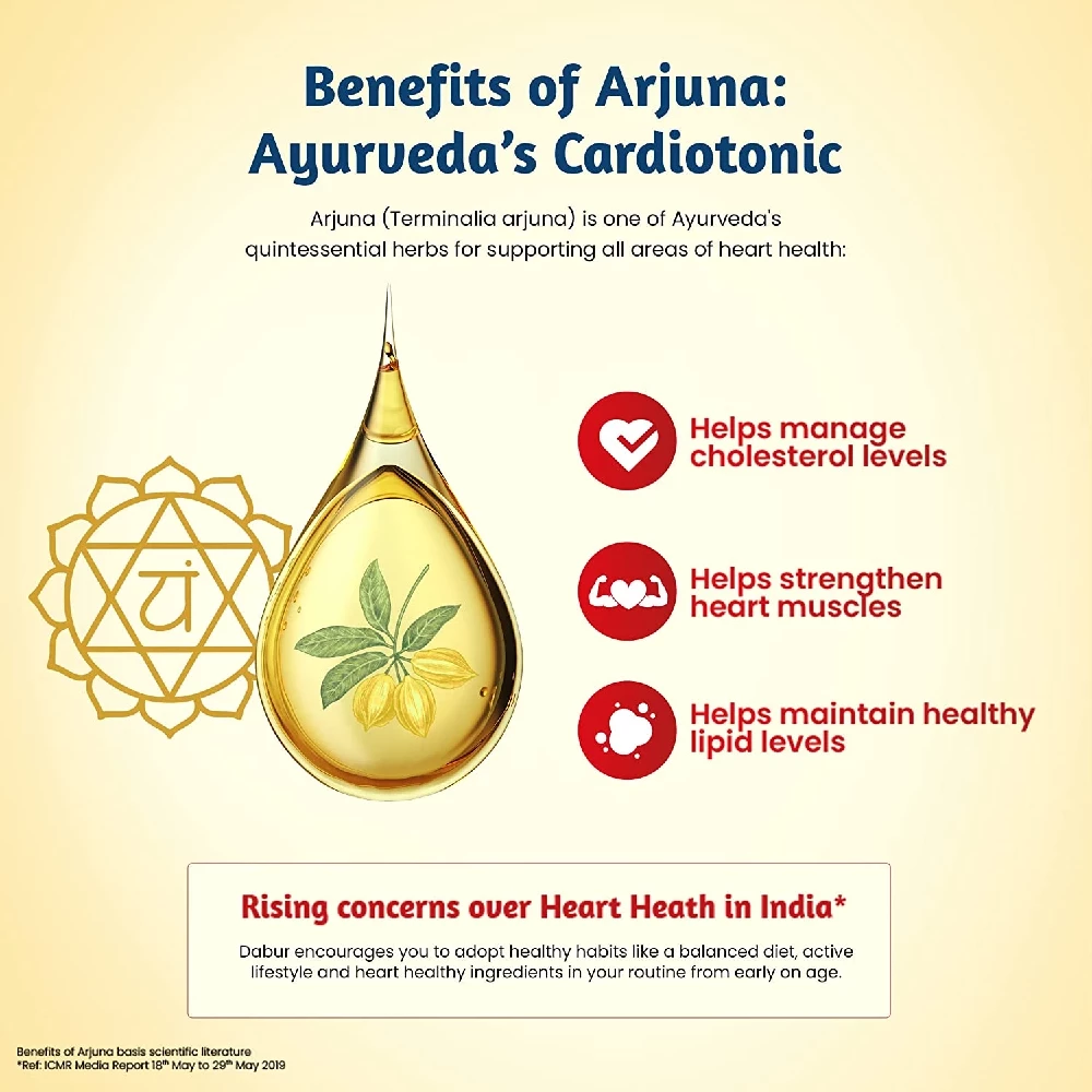 Dabur Heart Care Oil - Infused With Arjuna, For Healthy Heart - Image 2
