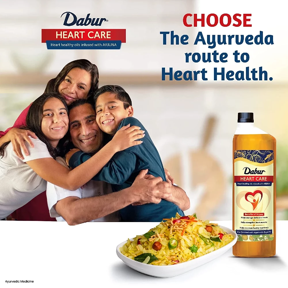 Dabur Heart Care Oil - Infused With Arjuna, For Healthy Heart - Image 4