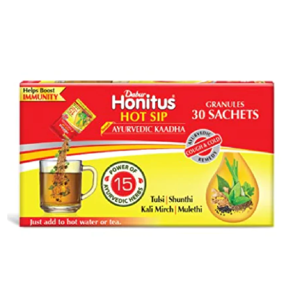Dabur Honitus Hot Sip Ayurvedic Kadha - Image 1