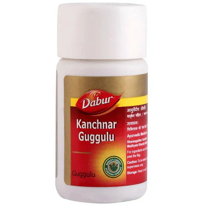 Dabur Kanchnar Guggulu | Ayurvedic Lymphatic Support | Traditional Guggul Formula-1