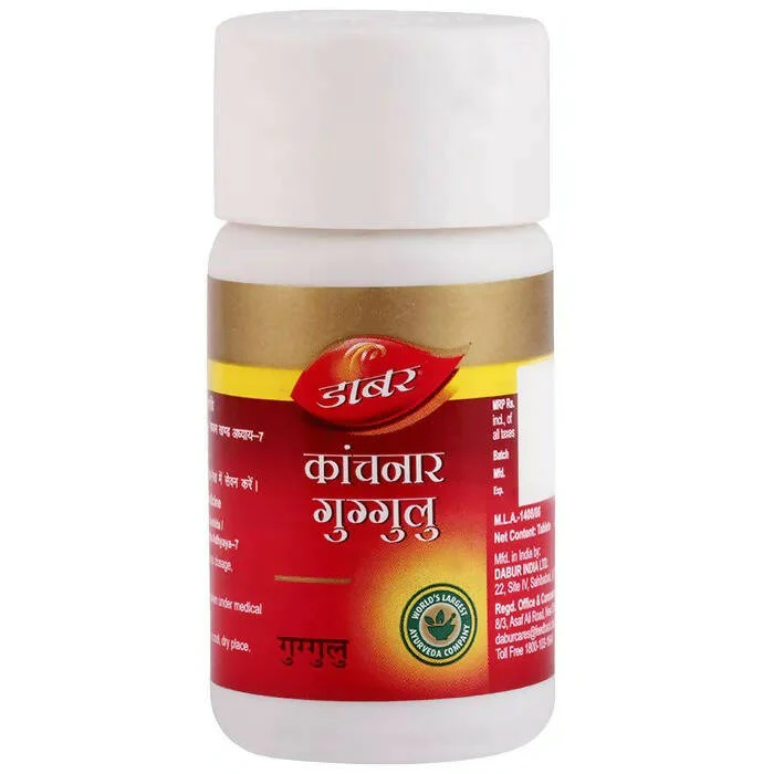 Dabur Kanchnar Guggulu | Ayurvedic Lymphatic Support | Traditional Guggul Formula-3