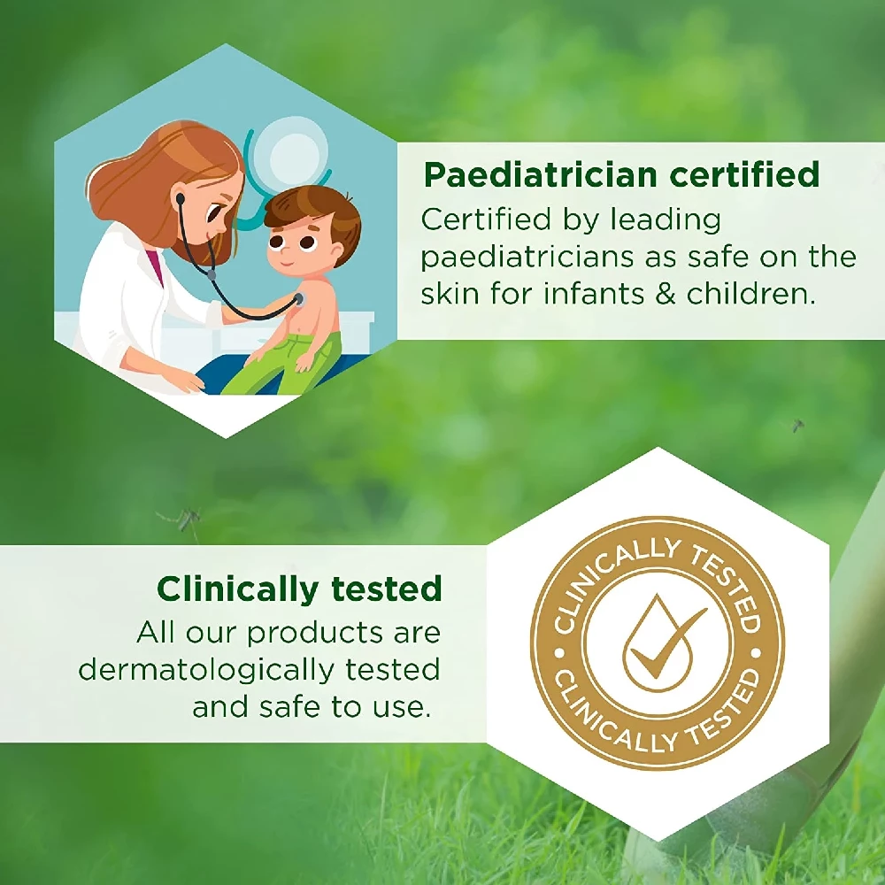 Dabur Odomos Naturals Non-Sticky Mosquito Repellent Cream | Skin-Safe Insect Protection | Enriched with Aloe Vera & Citronella-5