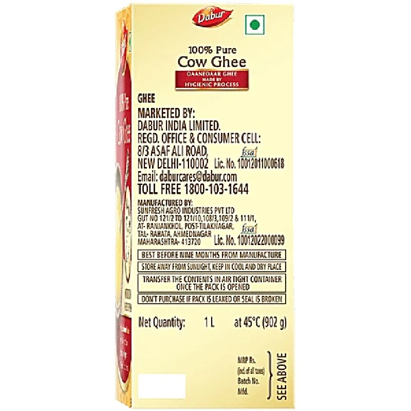 Dabur Pure Cow Ghee - Image 2