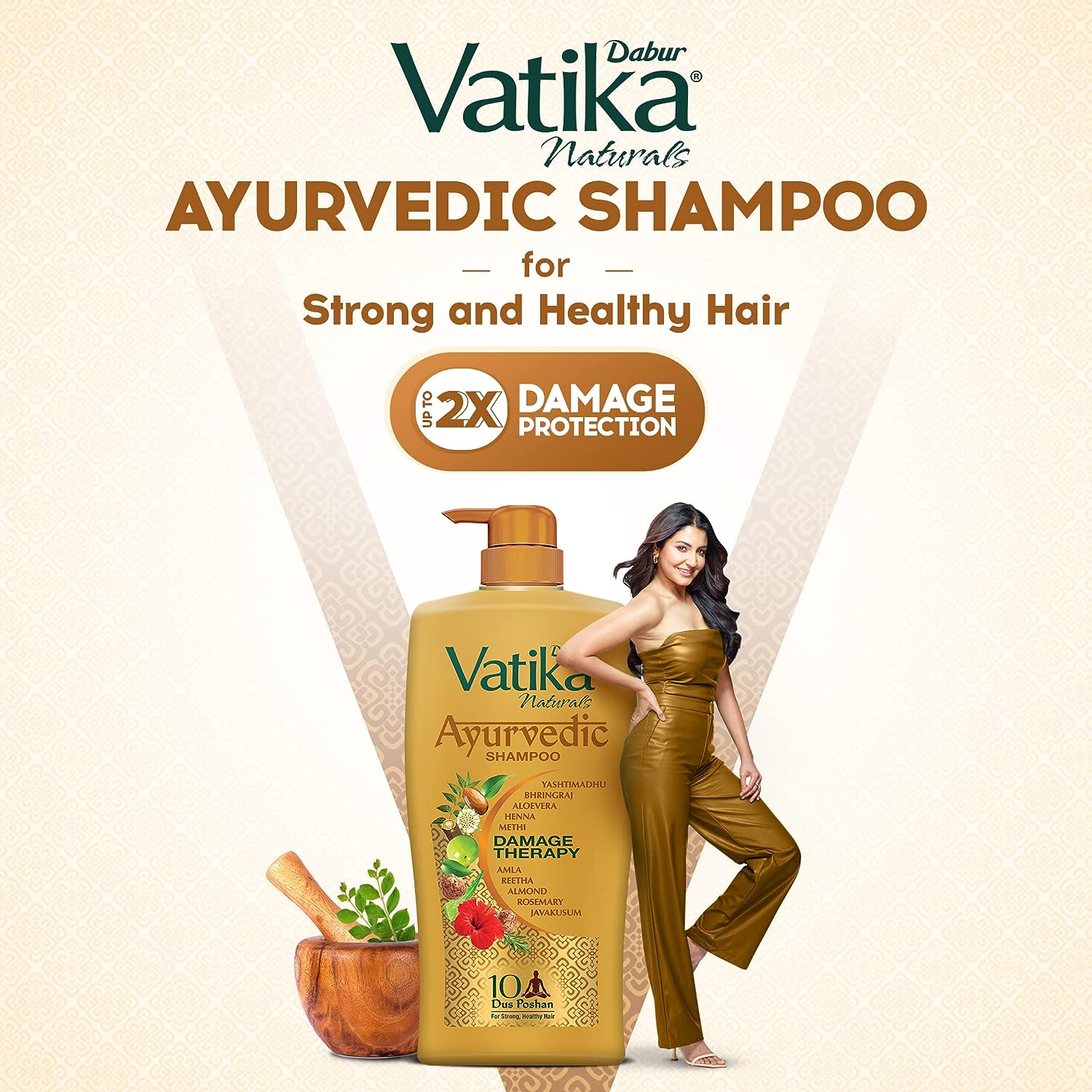 Dabur Vatika Ayurvedic Shampoo - Image 2