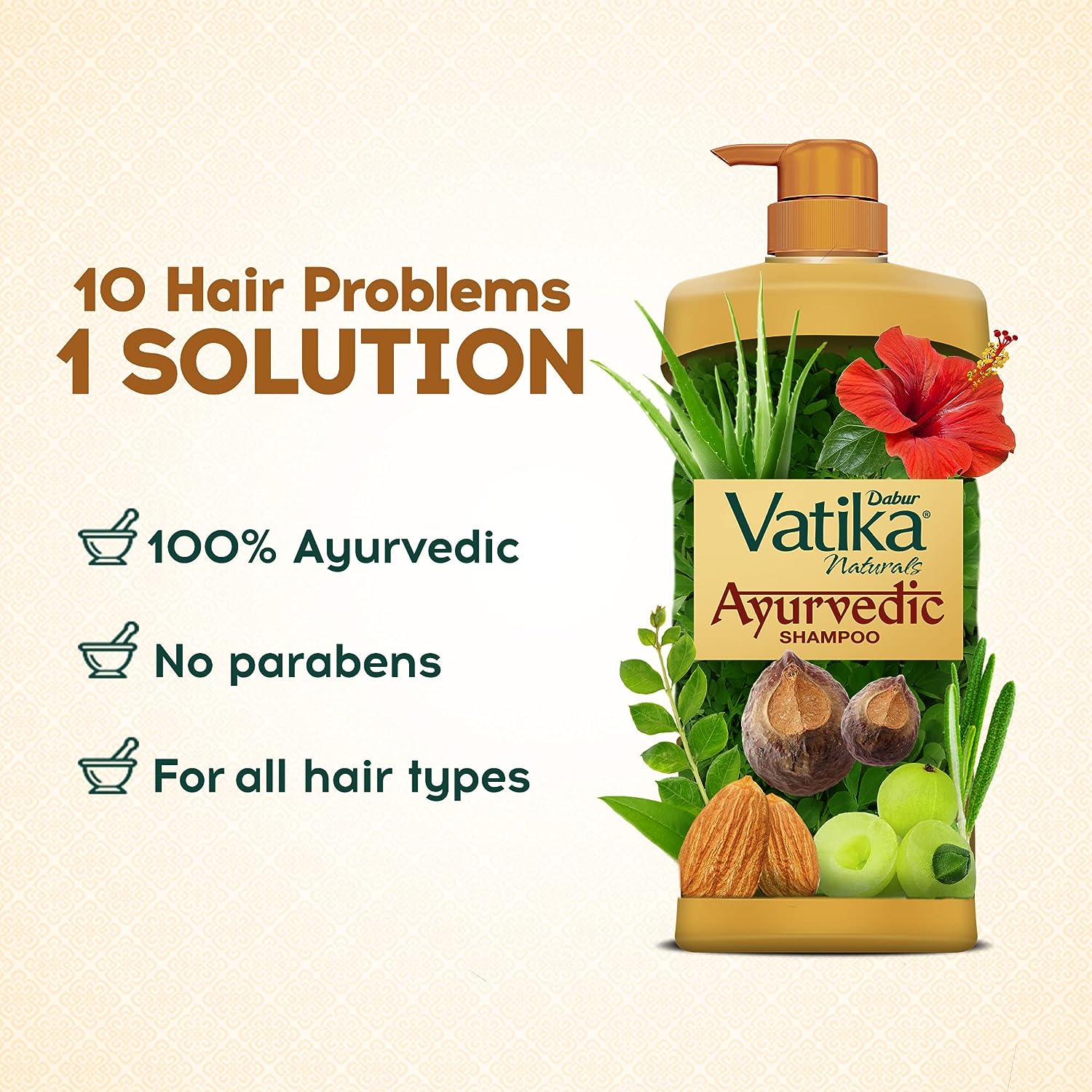 Dabur Vatika Ayurvedic Shampoo - Image 4