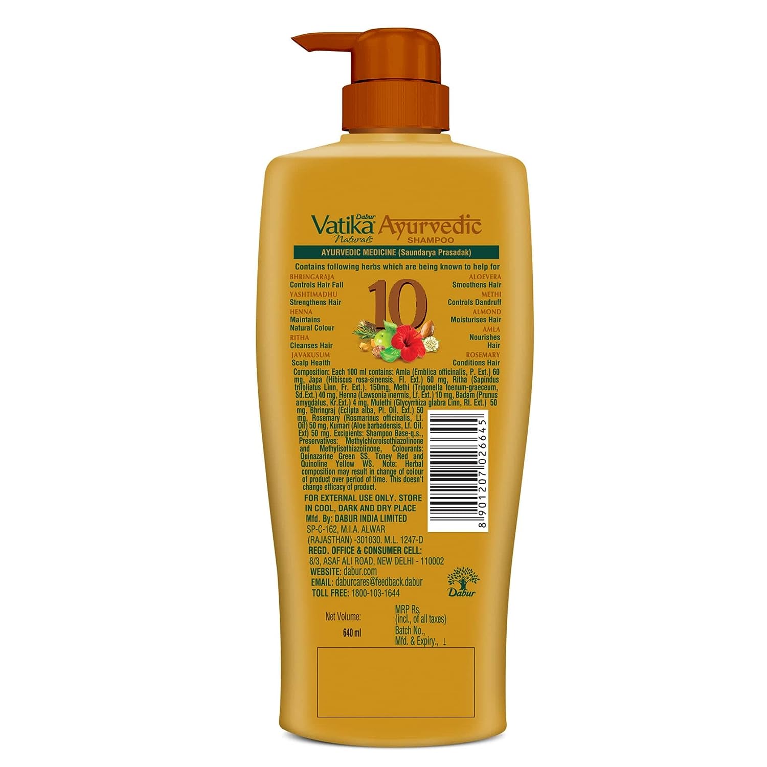Dabur Vatika Ayurvedic Shampoo - Image 6