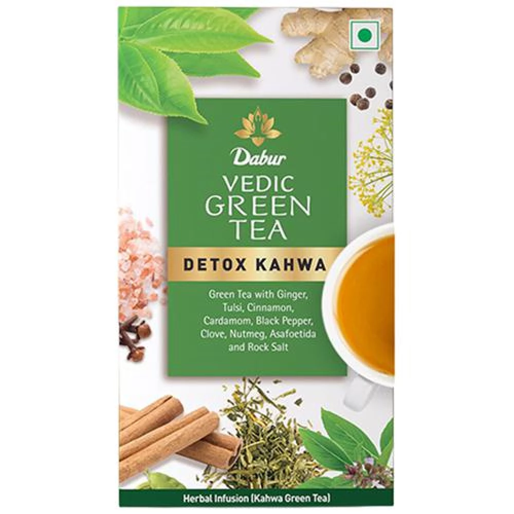 Dabur Vedic Green Tea Detox Kahwa