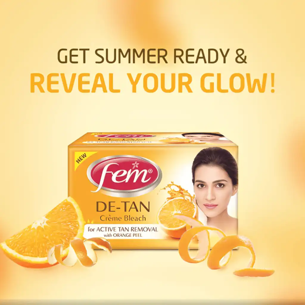 Dabur Fem Crème Bleach De Tan Pack of 4 - Image 2