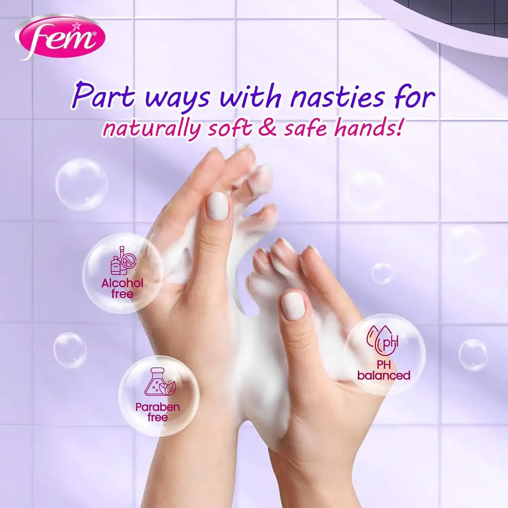 Dabur Fem Fruity Squash Soft & Safe Handwash - Image 3