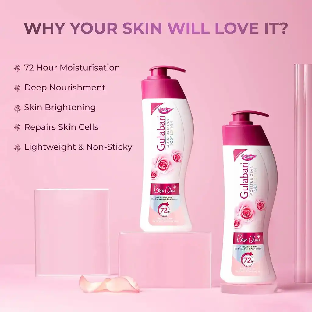 Dabur Gulabari Body Lotion - Image 3