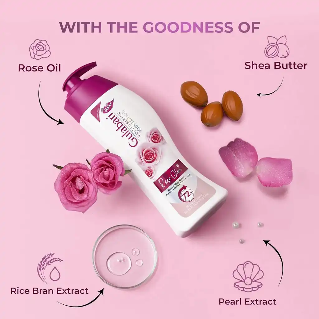 Dabur Gulabari Body Lotion - Image 4