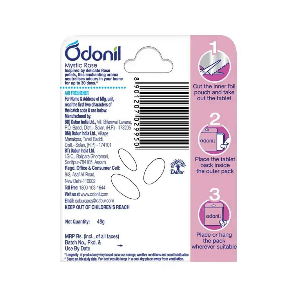 Dabur Odonil Air Freshener Blocks Mystic Rose - Image 7
