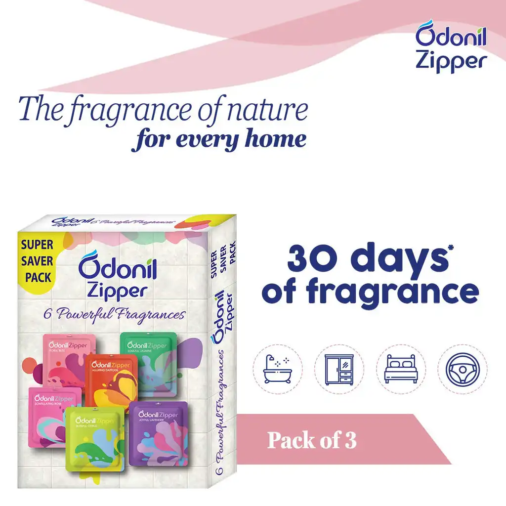 Dabur Odonil Zipper Mix Super Saver Pack Pack 0f 3 - Image 2