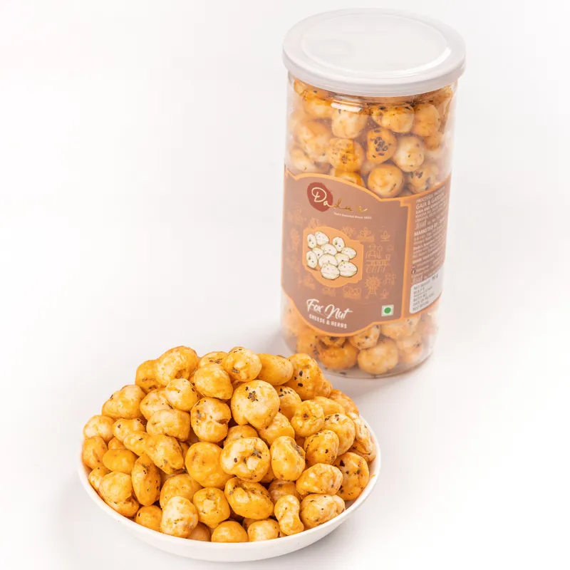 Dadus Mithai Vatika Foxnut Cheese & Herbs Dadus Mithai Vatika Foxnut Cheese & Herbs-Pack Size-90 g