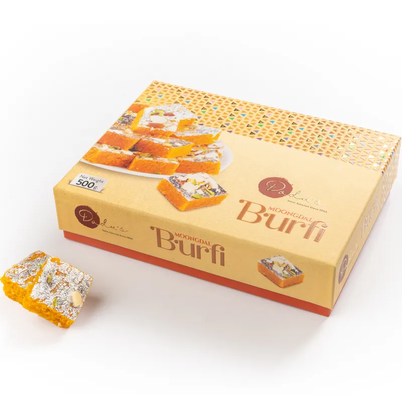 Dadus Mithai Vatika Moongdal Burfi Dadus Mithai Vatika Moongdal Burfi-Pack Size-250 g
