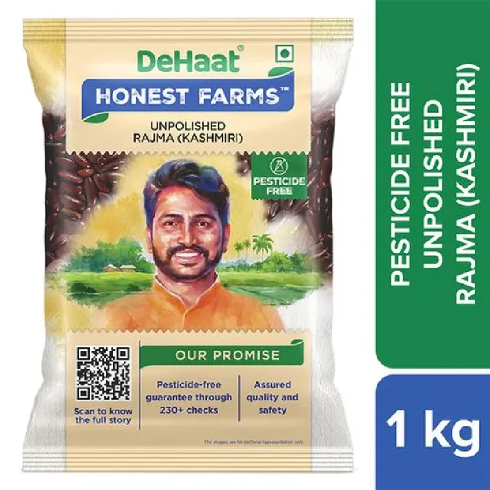 Dehaat Honest Farms Unpolished Rajma Kashmiri - Pesticide Free