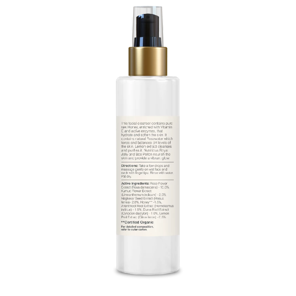 Delicate Facial Cleanser Mashobra Honey, Lemon & Rosewater - Image 3