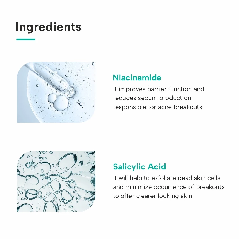 Dermatouch Salicylic Acid 2% Niacinamide 6% Anti-Acne Oil-Free Gel - Image 4