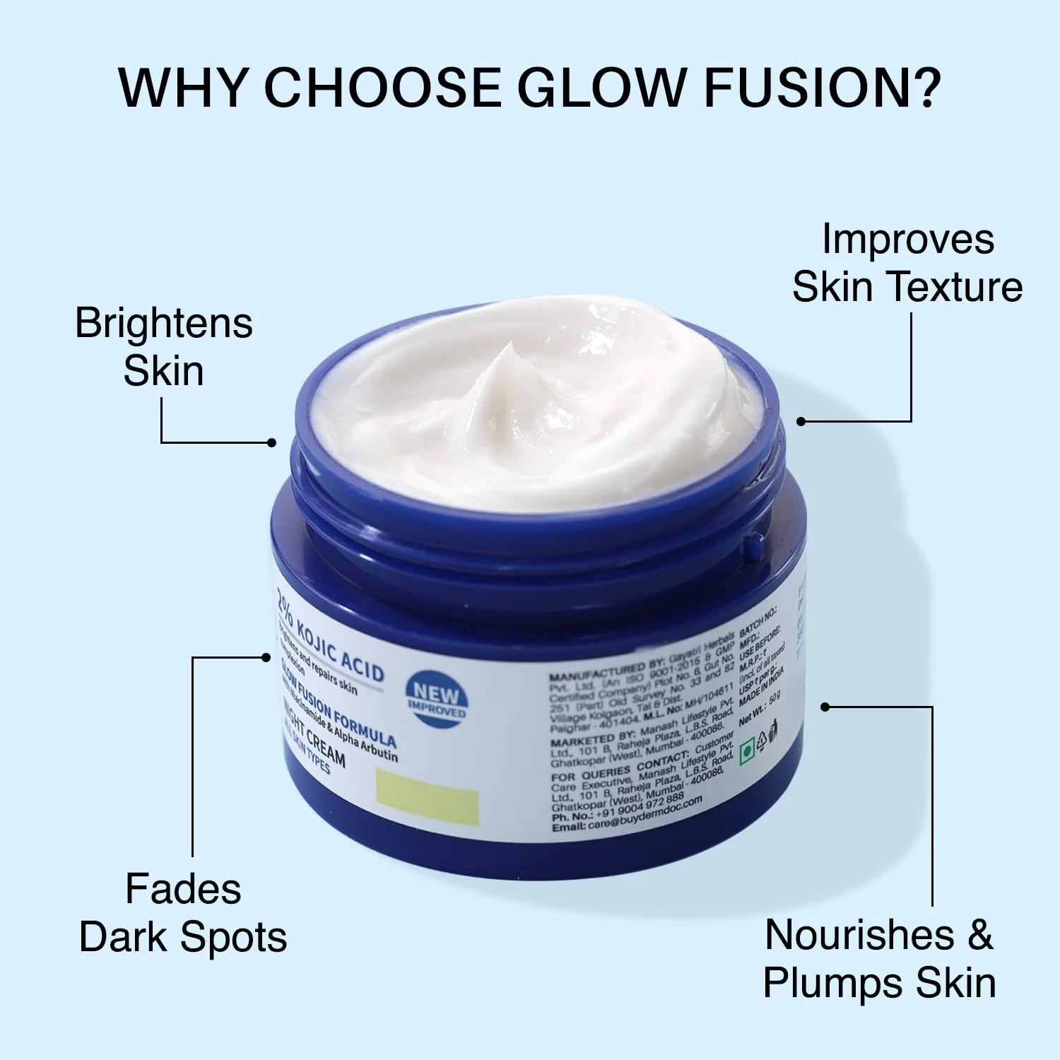 Dermdoc 2% Kojic Acid Night Cream - Image 3