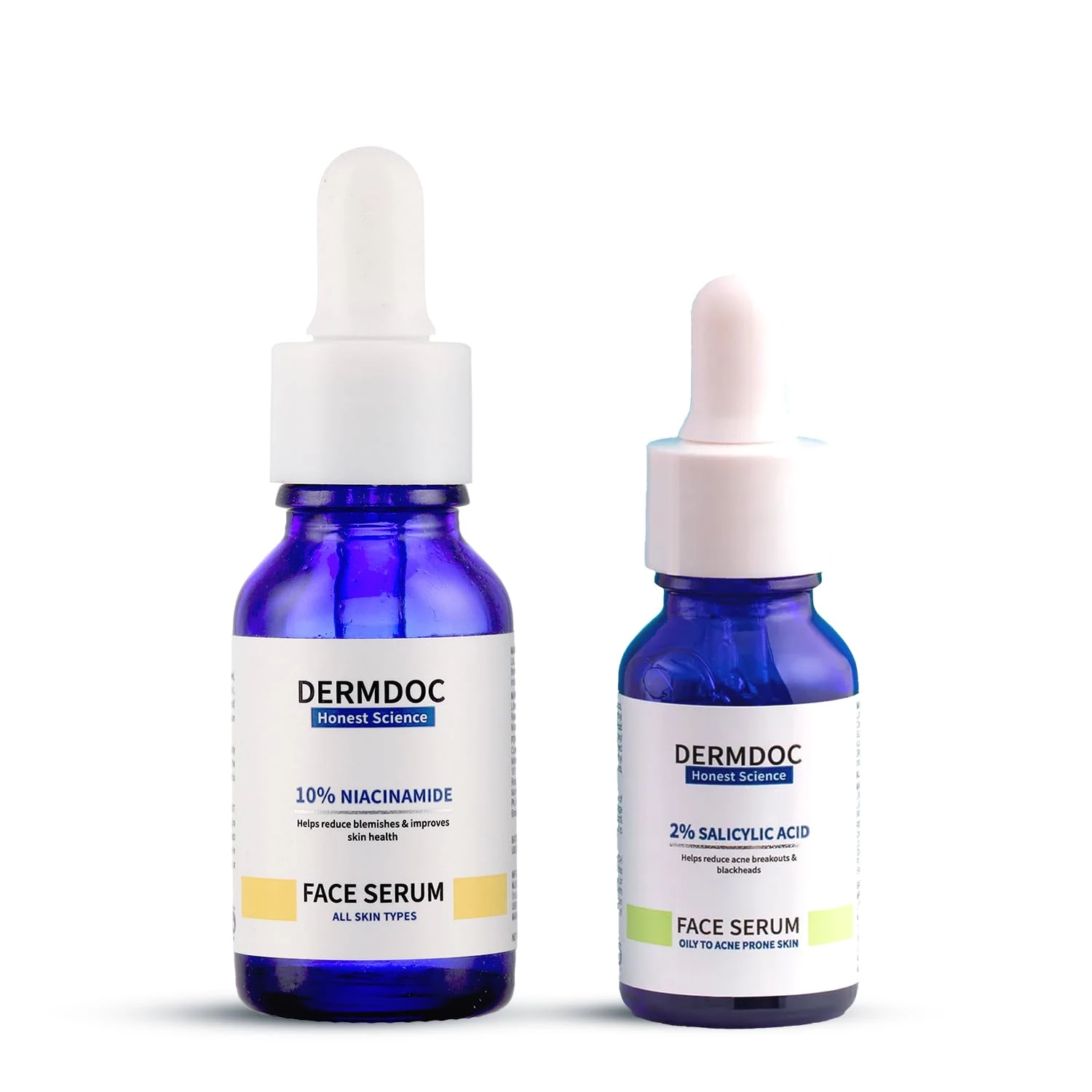 Dermdoc 10% Niacinamide Brightening Face Serum(30 ml) & 2% Salicylic Acid Face Serum (15 ml) Dermdoc 10% Niacinamide Brightening Face Serum(30 ml) & 2% Salicylic Acid Face Serum (15 ml)-Pack Size-Combo of 2