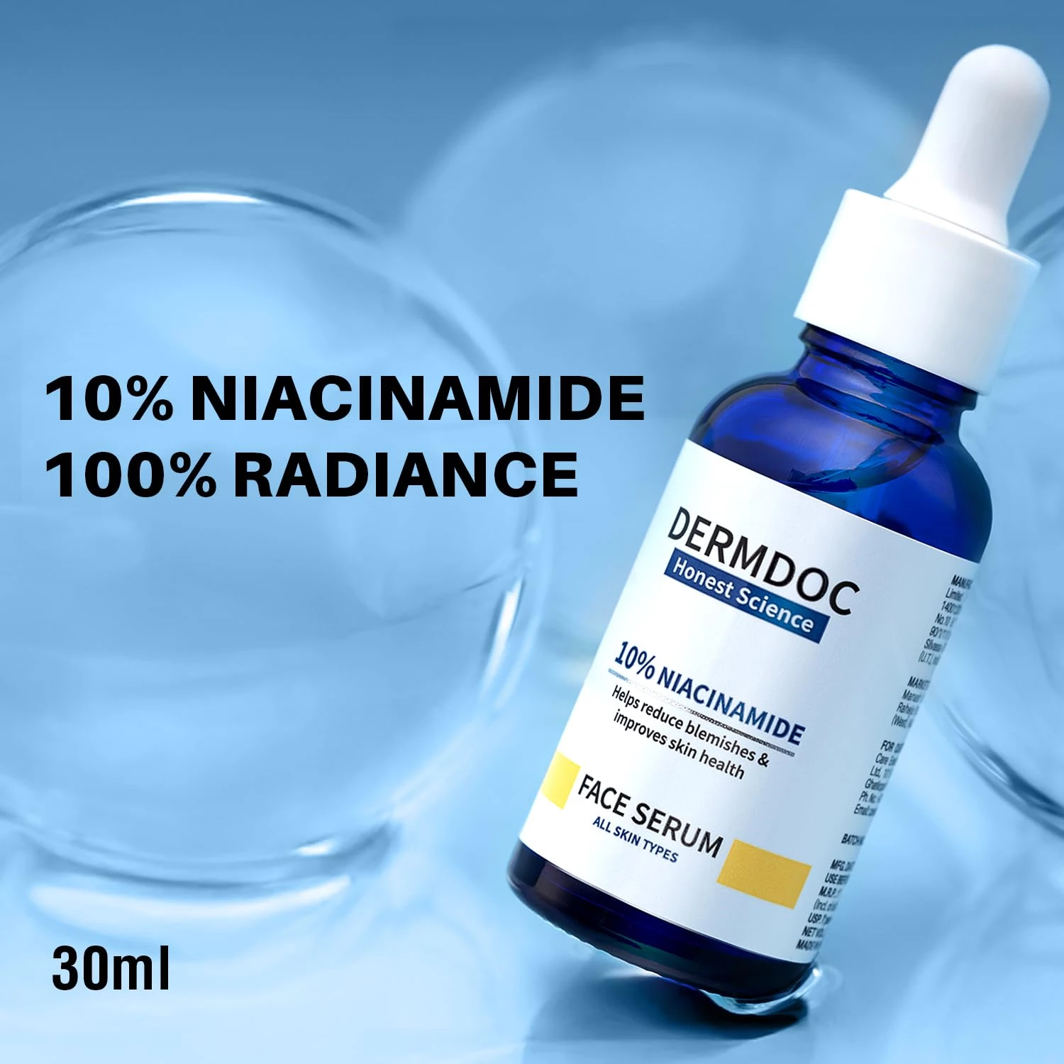 Dermdoc 10% Niacinamide Face Serum - Image 2