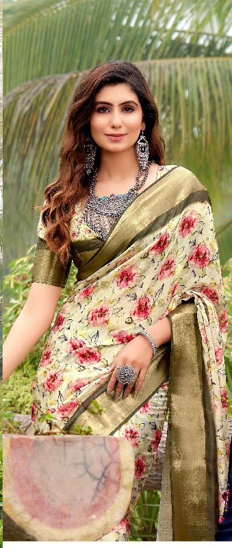 Designer Party Wear Heavy Tussar Ghicha Silk Saree (181446) - Image 2