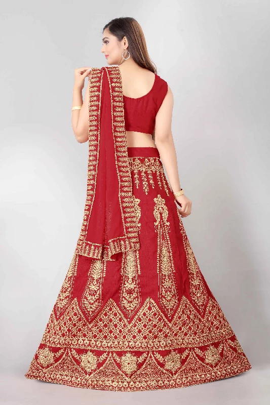 Designer Wedding Wear Heavy Net Lehenga Choli - Image 5