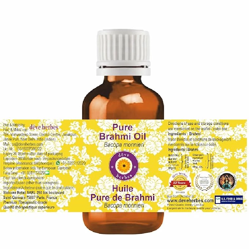 Deve Herbes Pure Brahmi Oil - Image 2