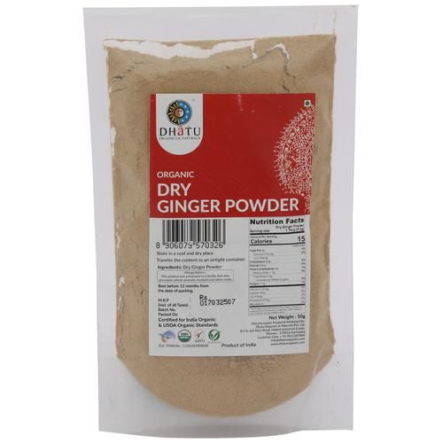 Dhatu Organics & Naturals Powder - Organic Dry Ginger