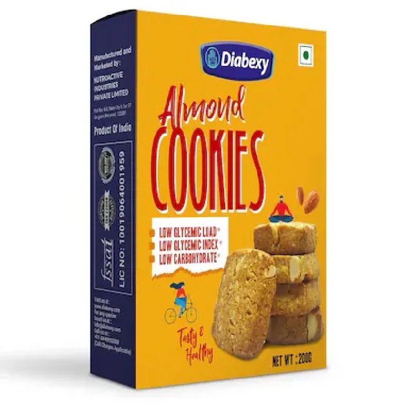 Diabexy Almond Cookies Diabexy Almond Cookies-Pack Size-200 g