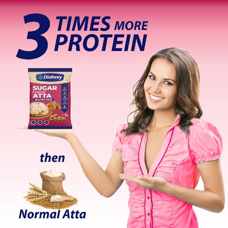 Diabexy Atta Gluten Free Sugar Control for Diabetics - Image 6