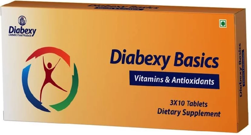 Diabexy Basics Vitamins & Antioxidants Tablets Diabexy Basics Vitamins & Antioxidants Tablets-Pack Size-30 Tablets