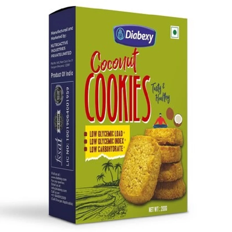 Diabexy Coconut Cookies Diabexy Coconut Cookies-Pack Size-200 g