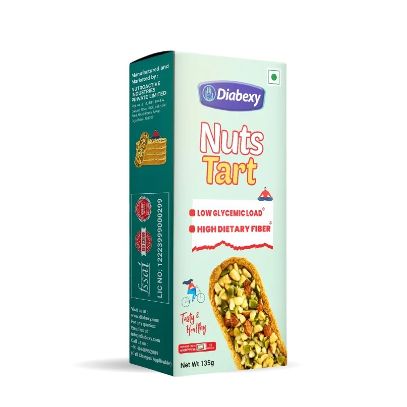 Diabexy Nuts Tart Diabexy Nuts Tart-Pack Size-135 g