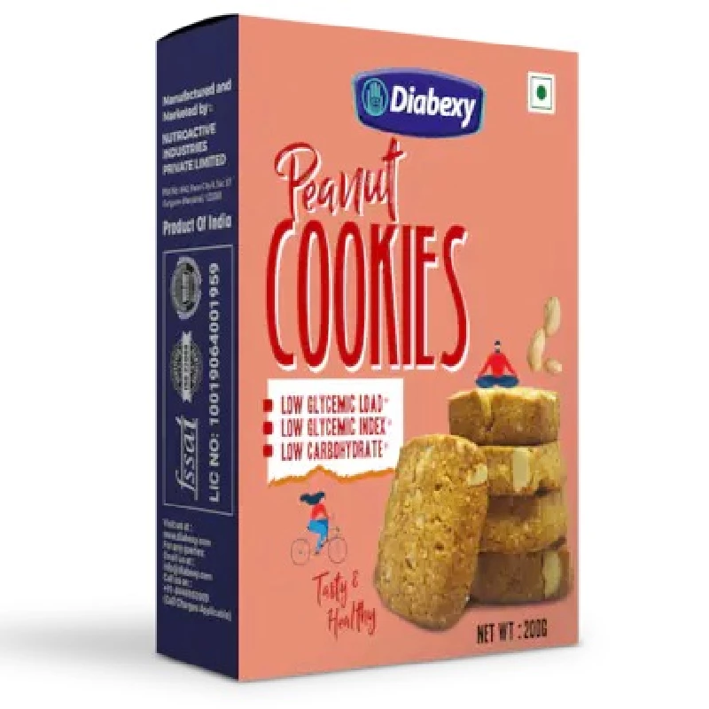 Diabexy Peanut Cookies Diabexy Peanut Cookies-Pack Size-200 g