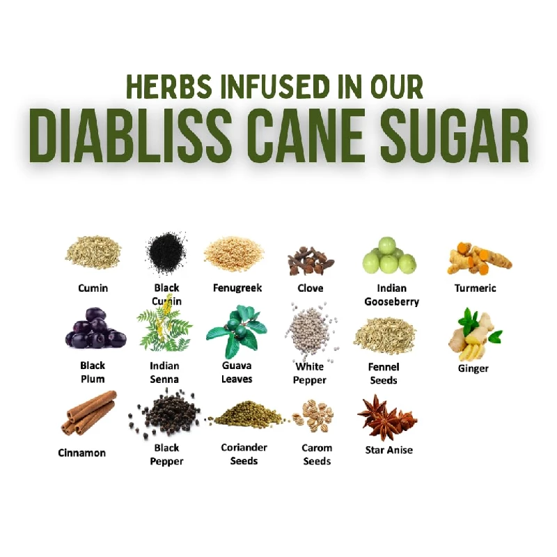 Diabliss Diabetic Friendly Herbal Cane Sugar - Image 3