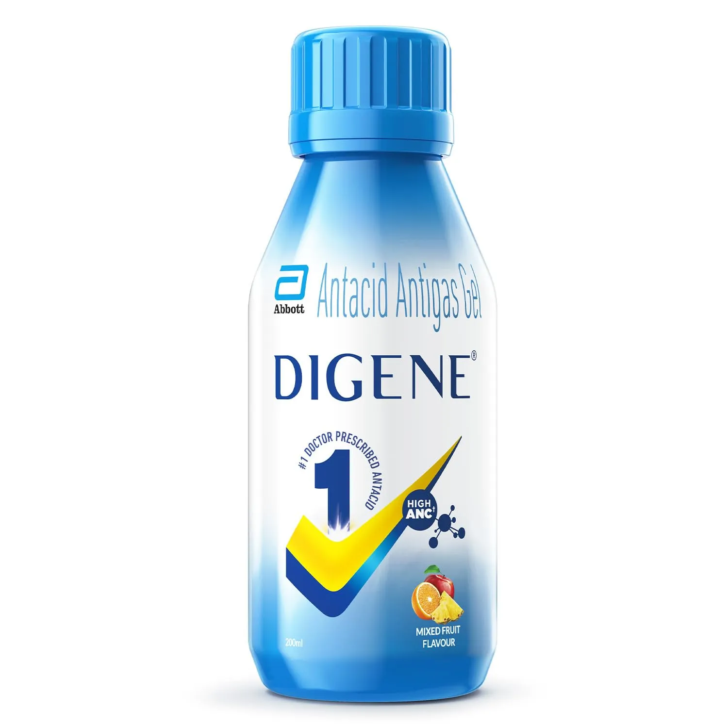 Digene Acidity & Gas Relief Gel Mixed Fruit Flavour