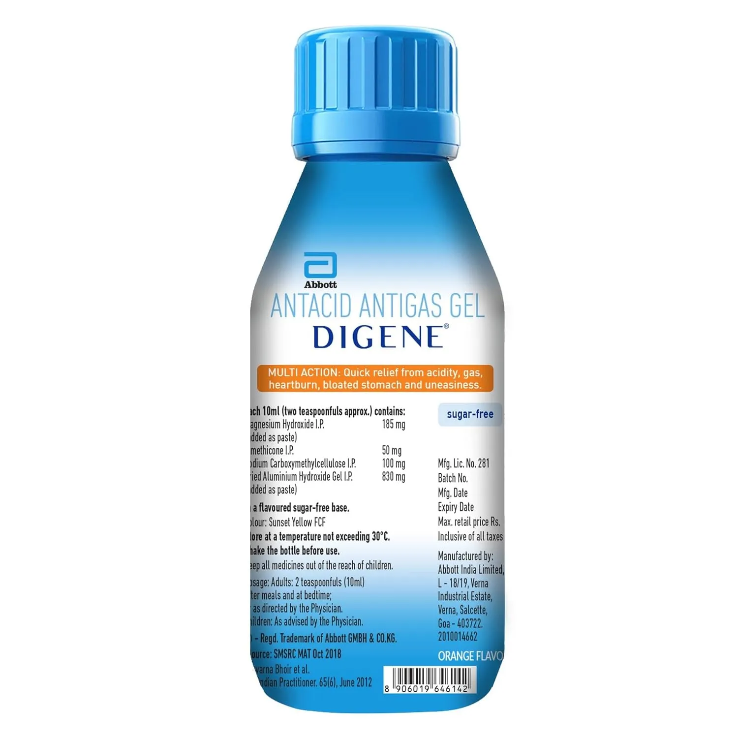 Digene Acidity & Gas Relief Gel - Orange Flavour - Image 9