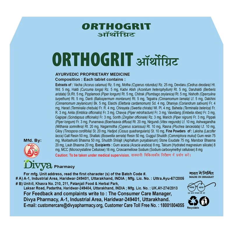 Divya Orthogrit Tablet - Image 2