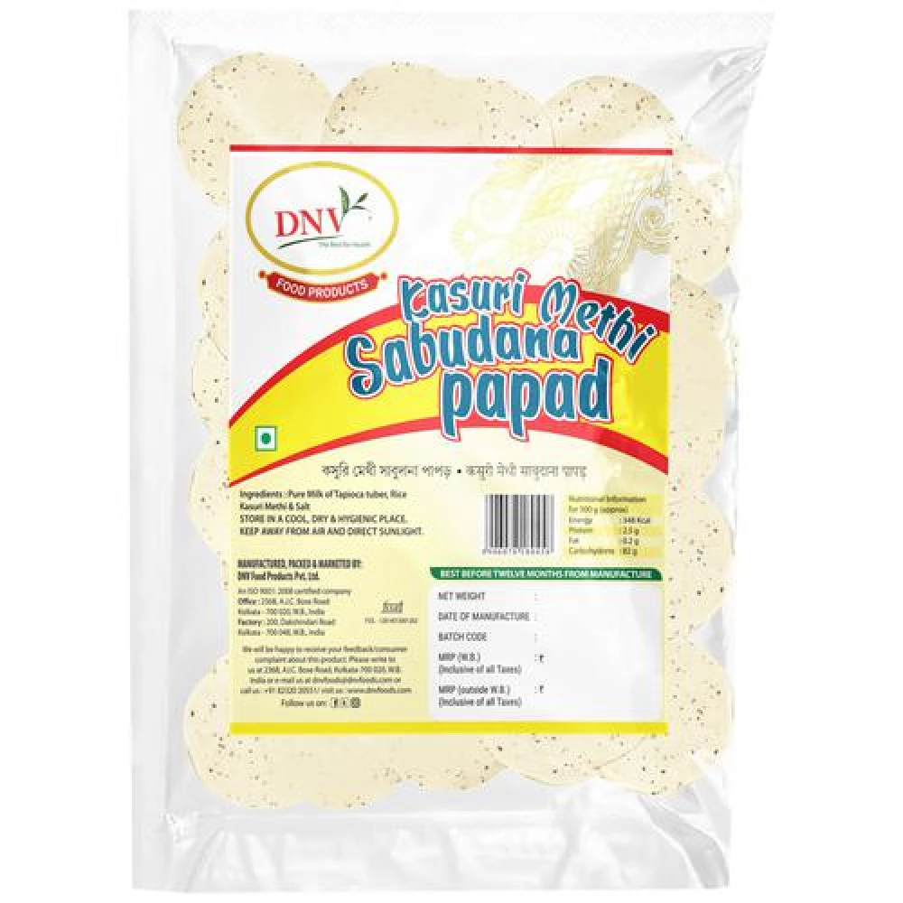 Dnv Kasuri Methi Sabudana Papad