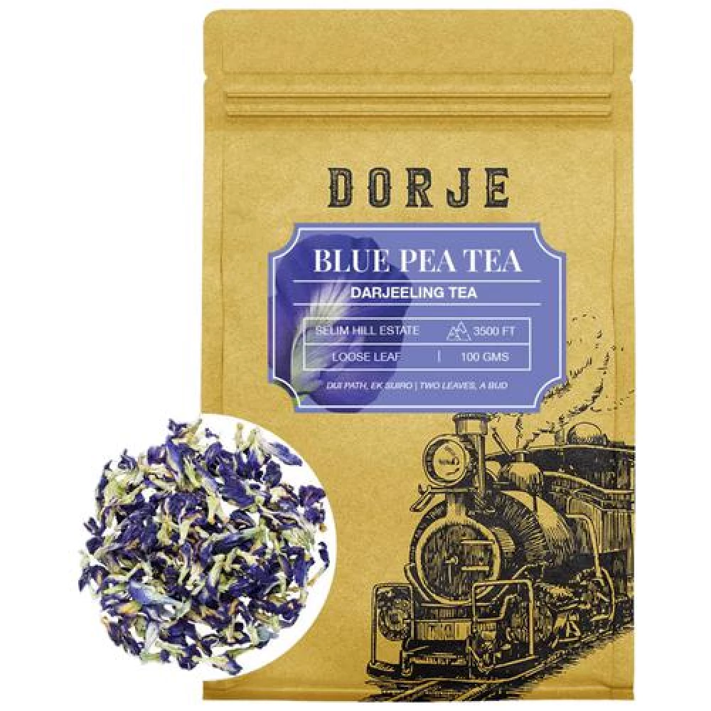 Dorje Blue Pea Darjeeling Tea - 100% Organic Dorje Blue Pea Darjeeling Tea - 100% Organic--100 g