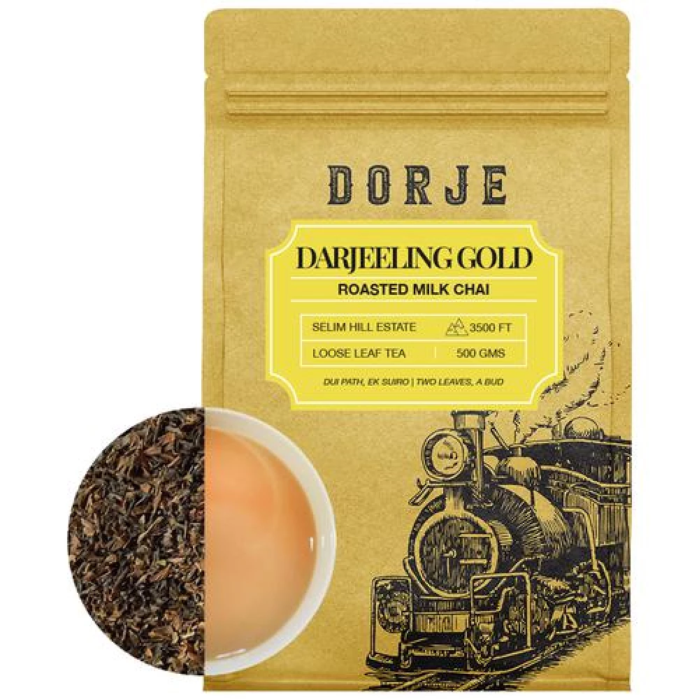 Dorje Darjeeling Gold Roasted Milk Chai - Rich & Aromatic Dorje Darjeeling Gold Roasted Milk Chai - Rich & Aromatic--500 g